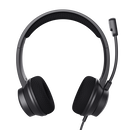Casti trust cu fir ayda usb-enc, noise cancelling, frecventa raspuns 20 hz - 20.000 hz, negru,  Casti audio | electropc.ro