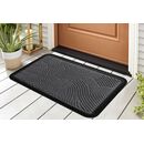 Covoras intrare antiaderent cu margine cauciucata 40x60 cm, gri, heinner home,  Covorase intrare | electropc.ro