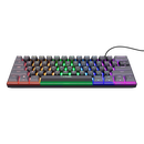 Tastatura mecanica cu fir trust gxt 867 acira, usb 2.0. nr taste 61, swtich linear, negru,  Tastaturi | electropc.ro