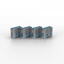 Adaptor lindy ly-40452, usb port locks 4x, blue,  Cabluri periferice | electropc.ro