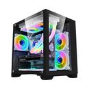 Carcasa 1stplayer mv5 cube tower argb negru,  Carcase | electropc.ro