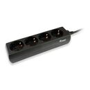 Equip 333281 4-outlet power strip, 41x38x195mm,  Prelungitoare | electropc.ro