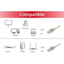 Equip 625417 cat.6 u/utp patch cable, 0.5m , beige, 8.34x11.68x500mm,  Cabluri retea | electropc.ro
