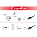 Equip 625450 cat.6 u/utp patch cable, 1.0m , black, 8.34x11.68x1000mm,  Cabluri retea | electropc.ro