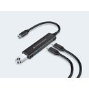 Conceptronic hubbies12b 4-port usb 3.2 gen 1 hub, usb-c x 2, usb-a x 2, aluminum case, 24 x 92 x 12 mm,  Hub-uri USB | electropc.ro