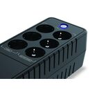 Conceptronic zeus05e 650va 360w ups, schuko x 6 (3x surge protection 3x surge protection & battery backup), rj45 in/out, avr, 110 x 309 x 84 mm,  UPS | electropc.ro
