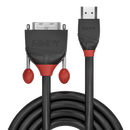 Cablu lindy hdmi to dvi-d cable, lungime 5m, rezolutie maxima 1920x1200@ 60hz, latime de banda suportata 4.95 gbps, negru,  Cabluri video | electropc.ro