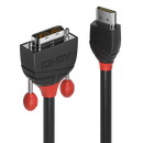 Cablu lindy hdmi to dvi-d cable, lungime 5m, rezolutie maxima 1920x1200@ 60hz, latime de banda suportata 4.95 gbps, negru,  Cabluri video | electropc.ro