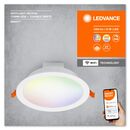 Spot led rgb incastrat ledvance smart+ wifi, 12w, 1000 lm, lumina alba si color (2700-6500k), ip20/ik03, 170x57mm, alb,  Aplice de exterior | electropc.ro