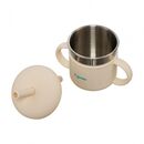 Cana din silicon cu pai si interior din inox,220 ml, u-grow,  Cani & Pahare & Accesorii Bebe | electropc.ro