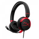 Casti gaming hyperx cloud mini, pc/nintendo switch/controllere ps/xbox/tablete, volum limitat la 85db, jack 3.5 mm, negru,  Casti audio | electropc.ro