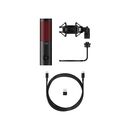 Microfon hyperx quadcast 2, usb-c, pentru gaming, streaming si podcasting, control on-board, iluminare led, stand antișoc demontabil, pc/mac/ps5/ps4, negru,  Microfoane | electropc.ro
