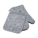 Set bucatarie 2 piese gri,  Prosoape Bucatarie | electropc.ro