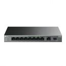 Tp-link 5-port gigabit switch ls108gp, interfata  9× 10/100/1000 mbps rj45 ports (ports 1–8 supports poe+ output), 1× gigabit sfp port, porturi standard: 802.3at/802.3af compliant,  poe ports: ports 1–8, pana la 30 w poe output per port, poe budget: 62 w,,  Switch-uri | electropc.ro