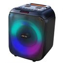 Boxa portabila akai bluetooth 5.0, putere rms 40w, intrare aux de 3,5 mm, timp de încărcare - aprox. 6 ore, baterie 7.4v, 3600mah consum de energie 15w, impedanță 2 ohmi (difuzor), raport s/n 60db, distorsiune 10%, negru,  Sisteme audio | electropc.ro