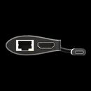 Hub usb trust dalyx, 7 porturi usb-c, negru,  Hub-uri USB | electropc.ro