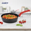 Tigaie aluminiu forjat + capac  28x7 cm, redmoon, cooking by heinner,  Tigai si seturi | electropc.ro