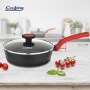 Tigaie aluminiu forjat + capac  28x7 cm, redmoon, cooking by heinner,  Tigai si seturi | electropc.ro