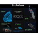 Creality 3d scanner cr-scan otter, acuratete: pana la 0.02mm, rezolutie 3d: 0.05-2mm, viteza scanare:20fps, alimentare: 5v 3a, greutate: 390g, color mapping, imu, laser clasa 1, format iesire: obj/stl/ply, interfata: usb c/usb 2.0, distanta lucru: 110-100,  Accesorii imprimare 3D | electropc.ro