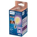 Bec led rgb inteligent philips filament bulb a60, wi-fi, e27, 6.3w (40w), 470 lm, lumina alba si color (2200-6500k),  Becuri si Tuburi LED | electropc.ro
