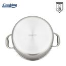 Semioala inox+capac sticla in 3 straturi 28x13 cm, 7 l, titanium3, cooking by heinner,  Tavi copt | electropc.ro