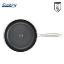 Tigaie inox in 3 straturi 24x4.5 cm, titanium3, cooking by heinner,  Tigai si seturi | electropc.ro
