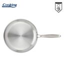 Tigaie inox in 3 straturi 24x4.5 cm, titanium3, cooking by heinner,  Tigai si seturi | electropc.ro