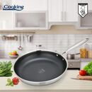 Tigaie inox in 3 straturi 28x5.5 cm, titanium3, cooking by heinner,  Tigai si seturi | electropc.ro