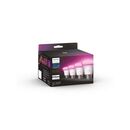 4 becuri led rgb inteligente philips hue a60, bluetooth, e27, 6.5w (60w), 806 lm, lumina alba si color (2200-6500k),  Becuri si Tuburi LED | electropc.ro