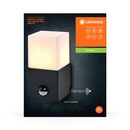 Aplica pentru exterior cu senzor de miscare si lumina ledvance endura figo, 1xe27, max. 15w led, ip44, 125x80x160 mm, aluminiu/policarbonat, gri inchis,  Aplice de exterior | electropc.ro