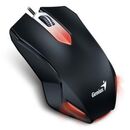 Mouse genius x-g200, gaming, cu fir, usb, optic, 1000 dpi, butoane/scroll 3/1, negru,  Mouse | electropc.ro