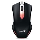 Mouse genius x-g200, gaming, cu fir, usb, optic, 1000 dpi, butoane/scroll 3/1, negru,  Mouse | electropc.ro