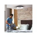 Plafoniera led philips hue still, bluetooth, 22.5w (204w), 2500 lm, lumina alba (2200-6500k), ip20, metal/plastic, 39.1cm, argintiu, intrerupator cu variator inclus,  Lampi de interior | electropc.ro