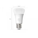 Bec led inteligent philips hue a60, bluetooth, e27, 9.5w (75w), 1055 lm, lumina calda (2700k),  Becuri si Tuburi LED | electropc.ro