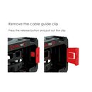 Set 4 Buc - RUNPOTEC CB 260 cutie de cablu + rola cu un singur fir pentru gestionarea eficientă a cablurilor, firelor și conductoarelor individuale, 10216,  Sisteme pentru role de cablu | electropc.ro