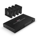 Lindy 70m 4 port cat.6 hdmi 4k60 splitter extender  description  distribute 4k hdmi signals to up to 4 displays in multiple locations supports resolutions up to 4k@60hz, with additional support for hdr features a loop-through hdmi output on the transmitte,  Splittere audio-video | electropc.ro