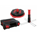 Set complet RUNPOTEC XB 300 - derulator tamburi, diametru 300 mm, max 300 kg + mandrina multifunctionala + geanta transport, 10170,  Sisteme pentru role de cablu | electropc.ro