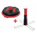 Set RUNPOTEC XB 300 - derulator tamburi, diametru 300 mm, max 300 kg + mandrina multifunctionala, 10174,  Sisteme pentru role de cablu | electropc.ro