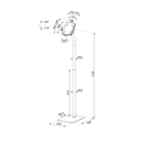 Neomounts by newstar fl15-625bl1 tablet floor stand  general min. screen size* : 7,9 inch max. screen size* : 11 inch max. weight : 1 kg screens : 1  functionality type : tilt, rotate  tilt (degrees) : +20°, -110°  rotate (degrees) : 360°  height : 123,8 ,  Suporturi TV & Monitor | electropc.ro