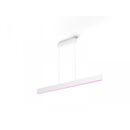 Pendul led rgb philips hue ensis, bluetooth, 79w (175w), 5500 lm, lumina alba si color (2200-6500k), ip20, 129.8cm, alb,  Lampi de interior | electropc.ro