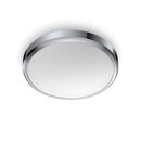 Plafoniera led philips doris cl257, 17w, 1700 lm, lumina neutra (4000k), ip44, 31.3cm, crom,  Lampi de interior | electropc.ro