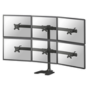 Suport de birou neomounts by newstar fpma-d700dd6, diagonala maxima 27", greutate maxima 8kg, suporta 6 monitoare, vesa 100x100, negru,  Suporturi TV & Monitor | electropc.ro
