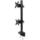 Suport monitor de birou dublu, neomounts by newstar fpma-d960dvblackplus, 17" - 49", vesa 100x100, suporta pana la 15kg, negru,  Suporturi TV & Monitor | electropc.ro