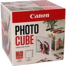 Canon pp-201 13x13cm photo cube white / pink, 40 coli, 1 x rama foto,,  Hartie foto | electropc.ro