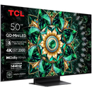 Televizor tcl mini led 50q7c, 126 cm, smart google tv, 4k ultra hd, (model 2025),  Televizoare | electropc.ro