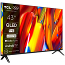 Televizor tcl qled 43v5c, 108 cm, smart google tv, full hd, (model 2025),  Televizoare | electropc.ro
