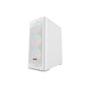 Carcasa aqirys gacrux rgb mid tower argb alb,  Carcase | electropc.ro