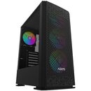 Carcasa aqirys gacrux rgb mid tower argb negru,  Carcase | electropc.ro