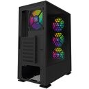 Carcasa aqirys gacrux rgb mid tower argb negru,  Carcase | electropc.ro