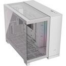 Carcasa corsair icue link 2500x micro atx dual chamber alb,  Carcase | electropc.ro